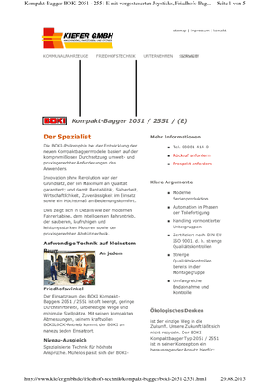 Excavatrices pour cimetières Reform Werke Boki 2551 E