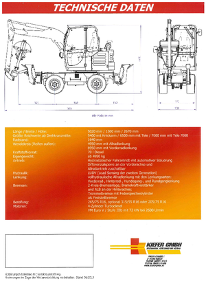 Excavatrices pour cimetières Reform Werke Boki 6552