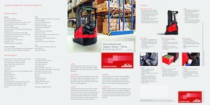 Chariots élévateurs à mât rétractable électriques antidéflagrants Linde R14X High