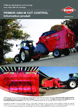 Mélangeurs alimentaire Kuhn Primor 4260 M Cut Control