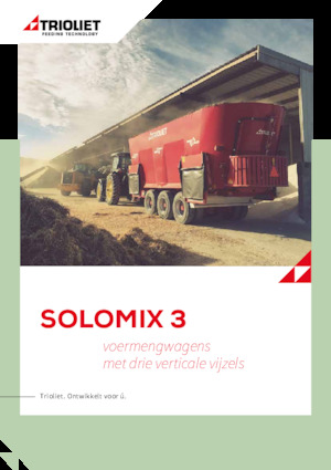 Mélangeurs alimentaire Trioliet Solomix 3 3000 ZK