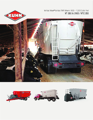 Mélangeurs alimentaire Kuhn VT 2100