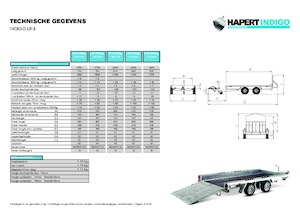 Plateau remorques Harpet INDIGO LF-2