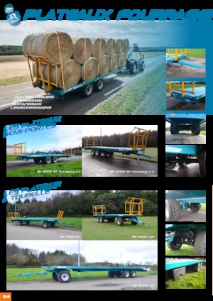 Plateau remorques Rolland RP 12006 LCH