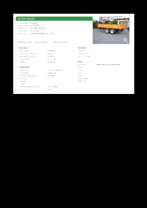 Plateau remorques Reisch RUTDK-105.LOF