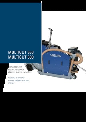 Scies à sol Lissmac Multicut 600 G