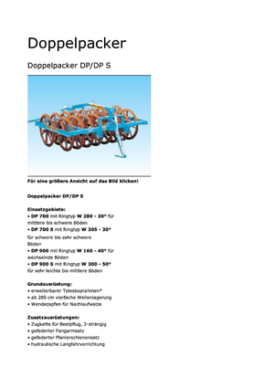 Emballeuses Tigges DP 700 I-130 S