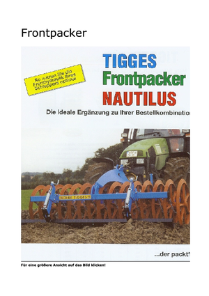 Emballeuses Tigges Nautilus 740