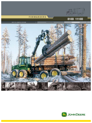Porteurs forestiers John Deere 810 D