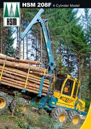 Porteurs forestiers HSM 208 F 9 to