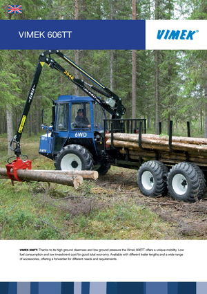 Porteurs forestiers Vimek 606 TT
