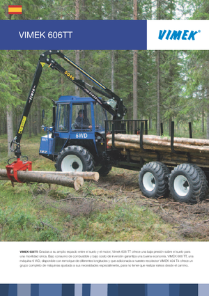 Porteurs forestiers Vimek 606 TT