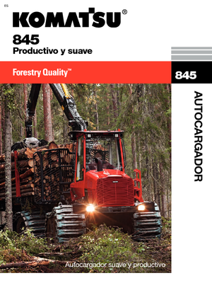 Porteurs forestiers Komatsu 845