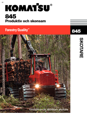 Porteurs forestiers Komatsu 845