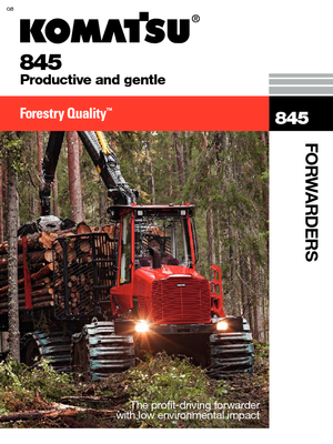 Porteurs forestiers Komatsu 845