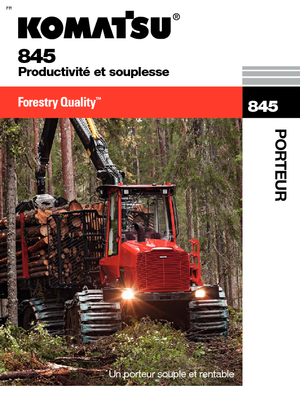Porteurs forestiers Komatsu 845