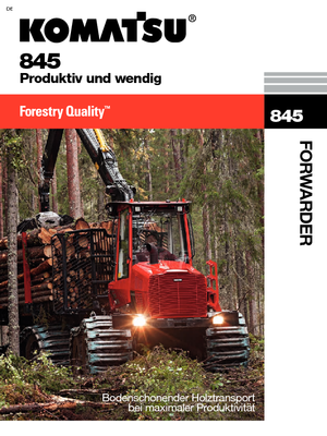 Porteurs forestiers Komatsu 845