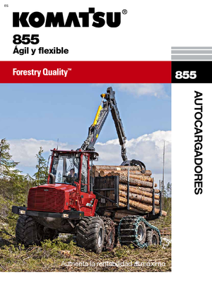 Porteurs forestiers Komatsu 855 6WD