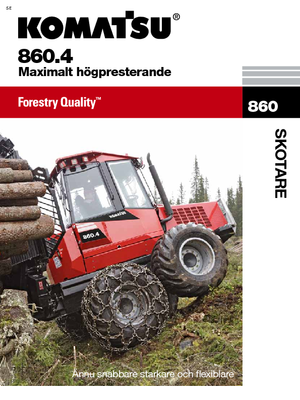 Porteurs forestiers Komatsu 860.4