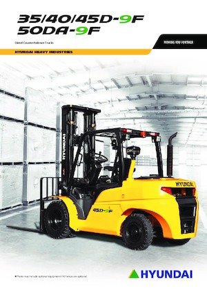 Chariots élevateurs frontaux diesel Hyundai 40D-9F