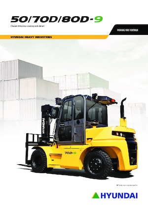 Chariots élevateurs frontaux diesel Hyundai 45D-9