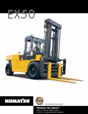 Chariots élevateurs frontaux diesel Komatsu FD100-8