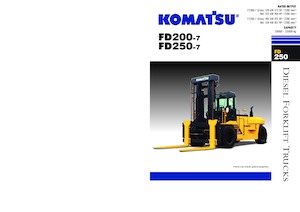 Chariots élevateurs frontaux diesel Komatsu FD200-7