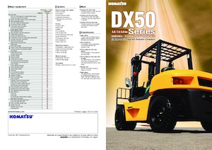 Chariots élevateurs frontaux diesel Komatsu FD80-10