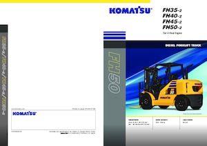 Chariots élevateurs frontaux diesel Komatsu FH50-2