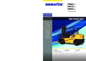 Chariots élevateurs frontaux diesel Komatsu FH80-2