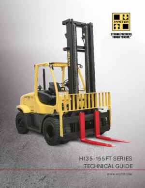 Chariots élevateurs frontaux diesel Hyster H135FT