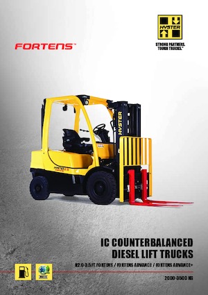 Chariots élevateurs frontaux diesel Hyster H2.0FT