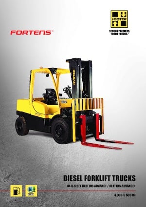 Chariots élevateurs frontaux diesel Hyster H 4.50 FT 6
