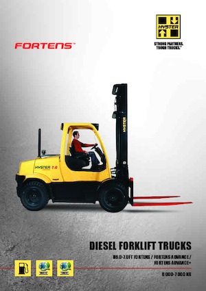 Chariots élevateurs frontaux diesel Hyster H7.0FT