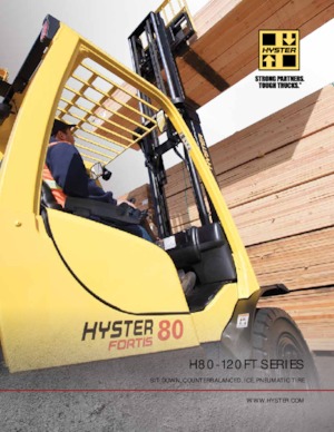 Chariots élevateurs frontaux diesel Hyster H90FT