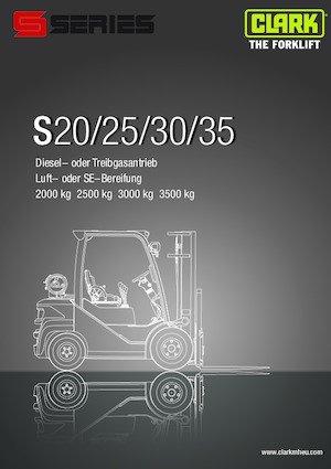 Chariots élevateurs frontaux diesel Clark S 35 D