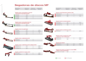Faucheuses  frontales, disques avec conditionneurs Massey Ferguson DM316 FQ-RC