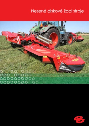 Faucheuses  frontales, disques avec conditionneurs Kongskilde GXF 3605 P