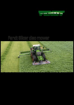 Faucheuses  frontales, disques avec conditionneurs Fendt Slicer 310 FQ KC