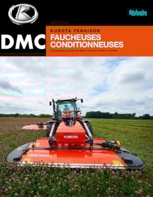Faucheuses  frontales, disques avec conditionneurs Kubota DMC8028R