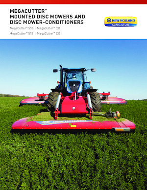 Faucheuses  frontales, disques avec conditionneurs New Holland MegaCutter 510