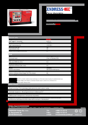 Groupes électrogènes à essence Endress ESE 908 DBG ES ISO Duplex Silent