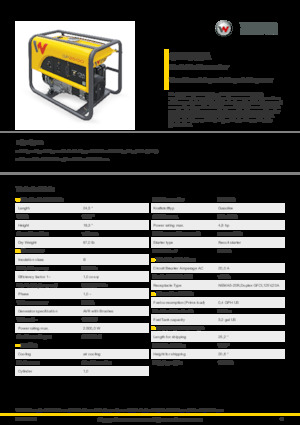 Groupes électrogènes à essence Wacker Neuson GP2500A