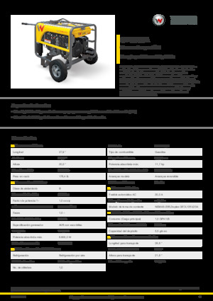 Groupes électrogènes à essence Wacker Neuson GP6600A