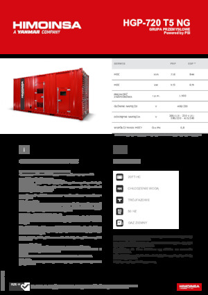Groupes électrogènes à essence HIMOINSA HGP-720 T5 NG