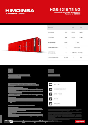 Groupes électrogènes à essence HIMOINSA HGS-1210 T5 NG