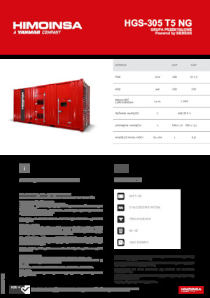 Groupes électrogènes à essence HIMOINSA HGS-305 T5 NG
