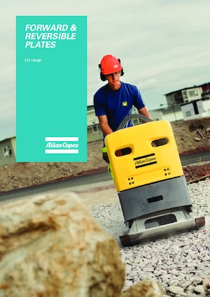 Plaques vibrantes réversibles Atlas Copco LG 164