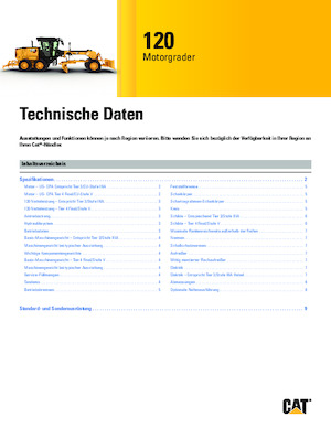 Niveleuses Caterpillar 120