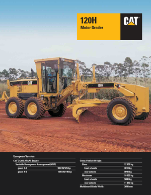 Niveleuses Caterpillar 120H